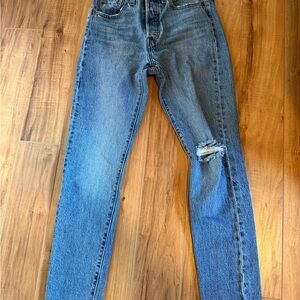 Blue Distressed Jeans